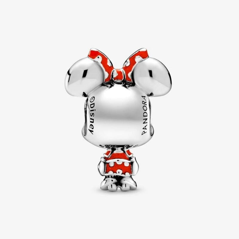 Minnie Mouse Charm with Polka Dot Dress and Bow, Disney