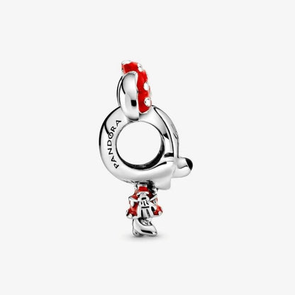 Charm Minnie con Vestito e Fiocco a pois, Disney