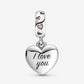 Charm pendente Cuore di Mamma