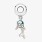 Charm pendente Delfino sfavillante