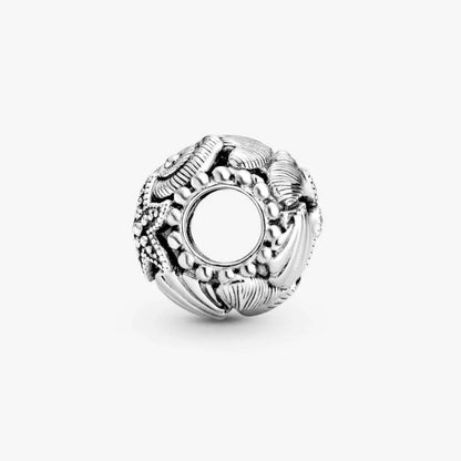 Charm openwork Cuori, stelle marine e conchiglie