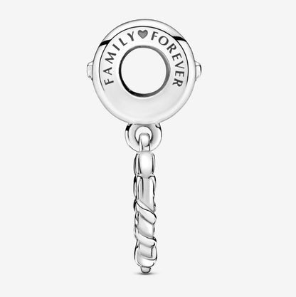 Charm pendente a cuore Albero della famiglia
