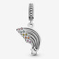 Charm pendente Arcobaleno colorato