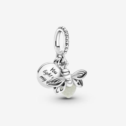 Charm pendente Lucciola che risplende nel buio